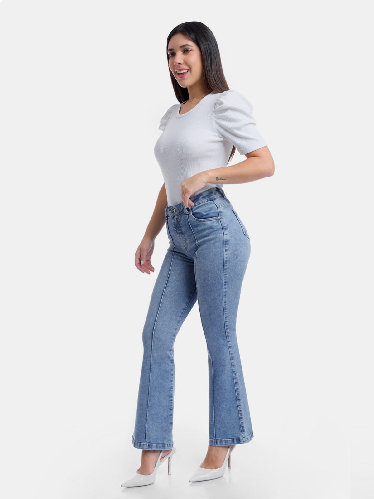 JEANS ALGODÓN FLARE METAL JEANS LAILA II - 3