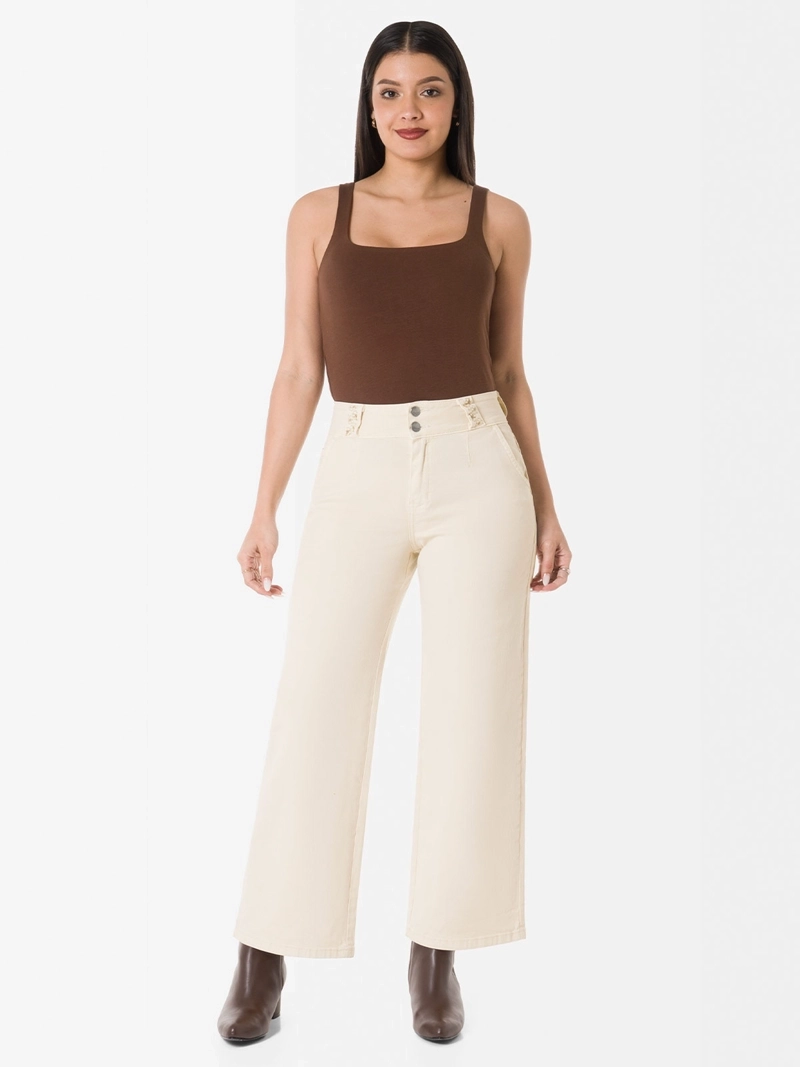 PANTALÓN WIDELEG MUJER GOCCOS YANYA - 1