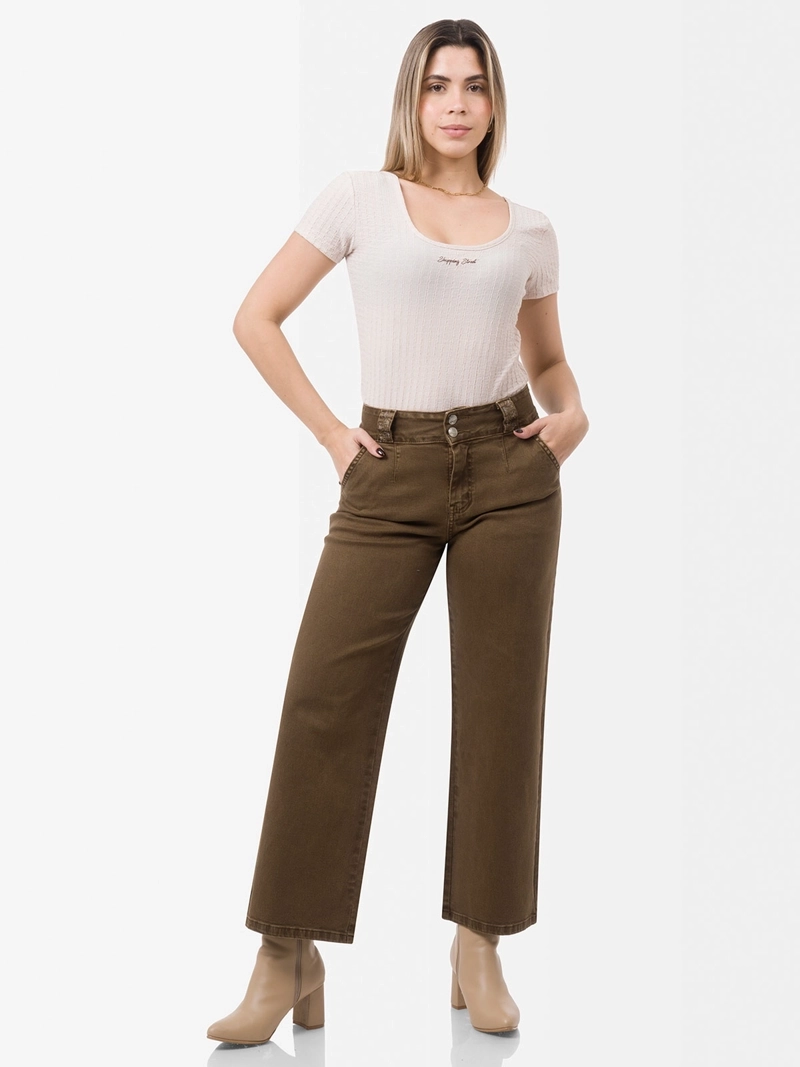 PANTALÓN WIDELEG MUJER GOCCOS YANYA - 1