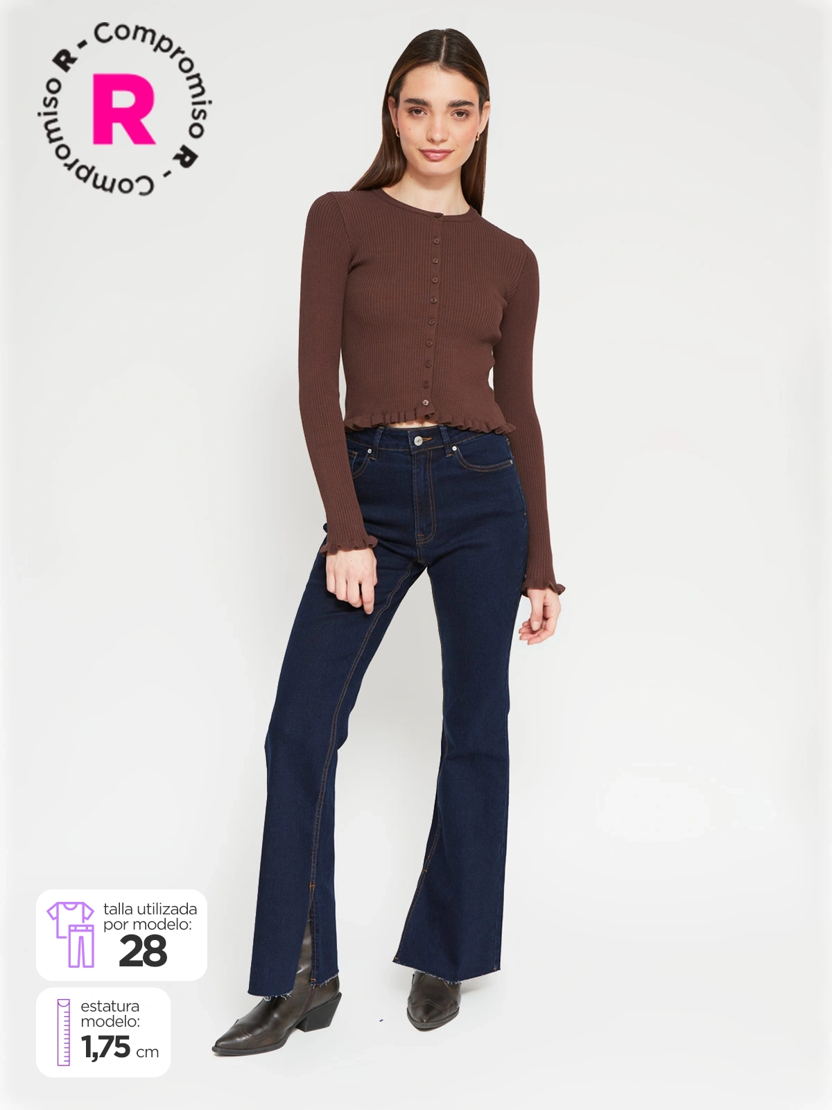 JEANS MUJER INDEX BOOT - 1