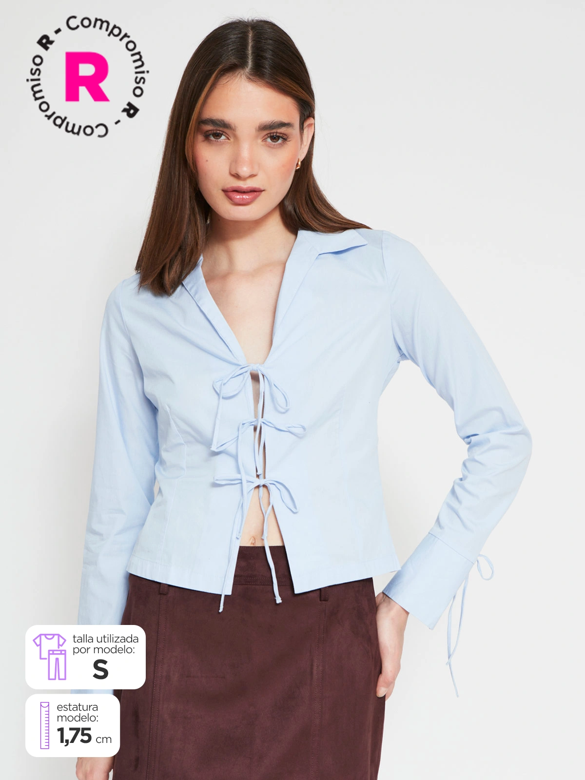 BLUSA MANGA LARGA MUJER INDEX VERO - 1