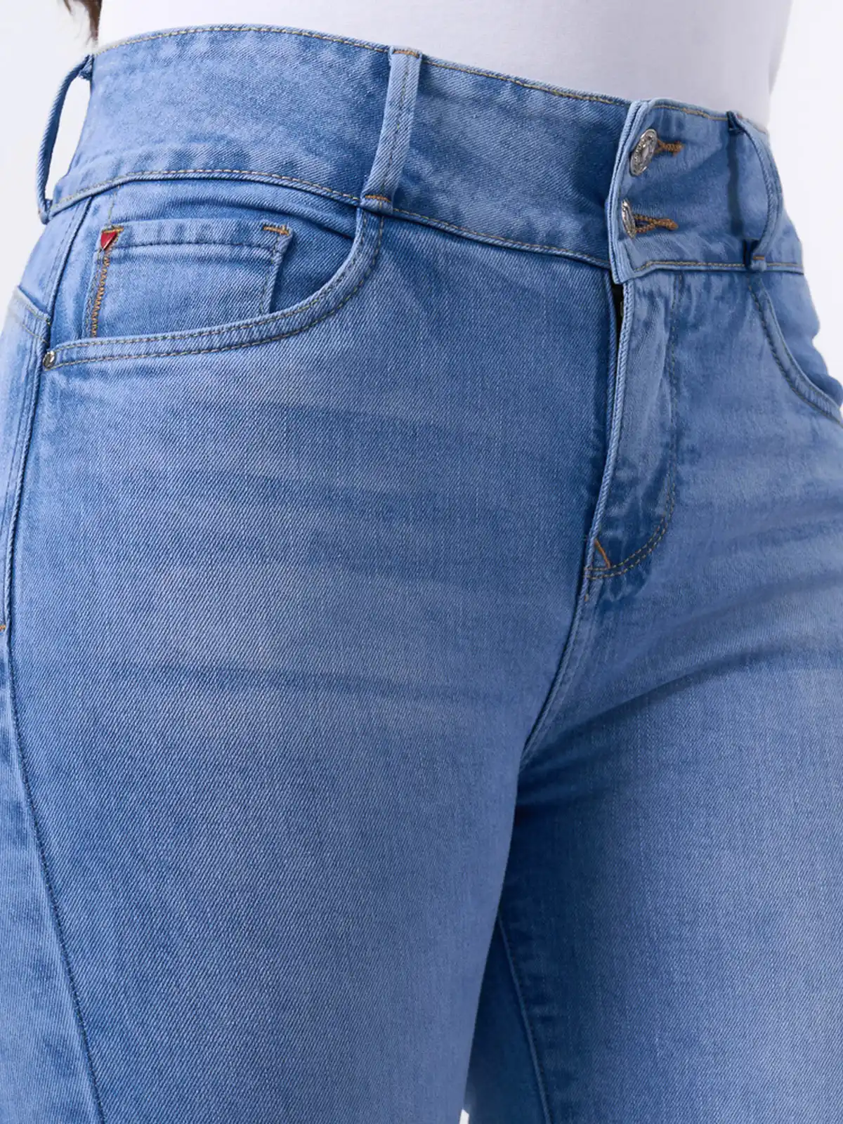 JEANS ALGODÓN FLARE MUJER MACHINE DEMY - 5
