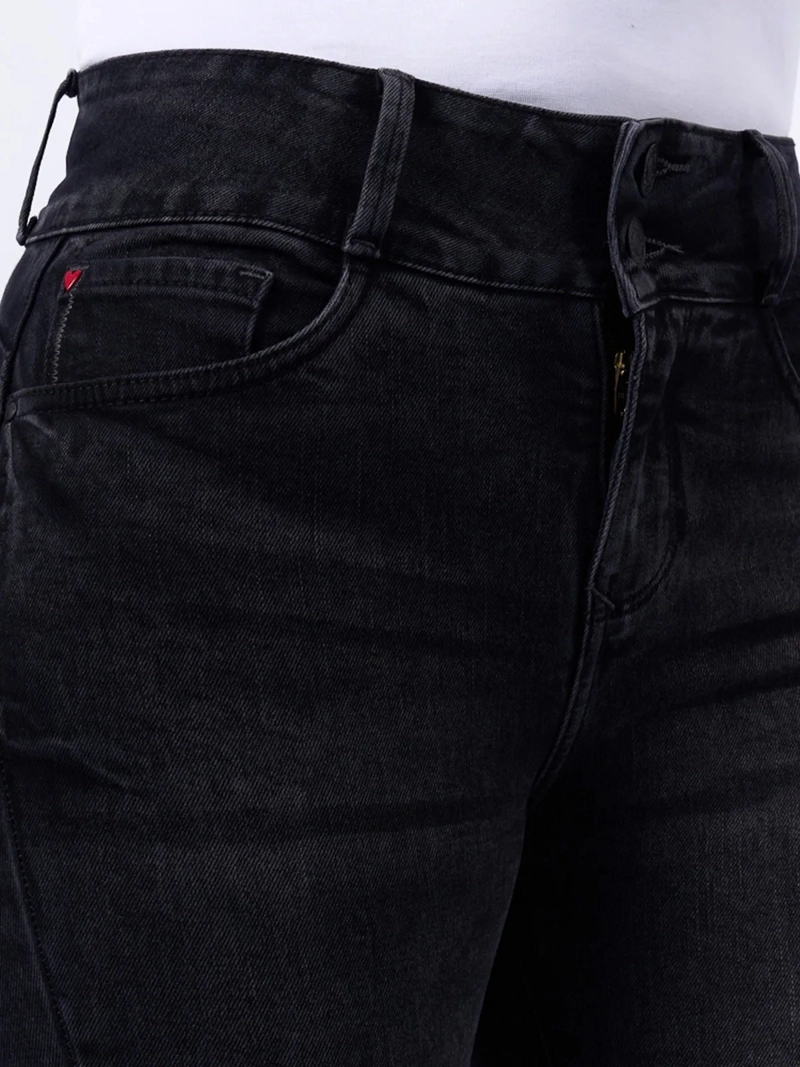JEANS ALGODÓN FLARE MUJER MACHINE DEMY - 5