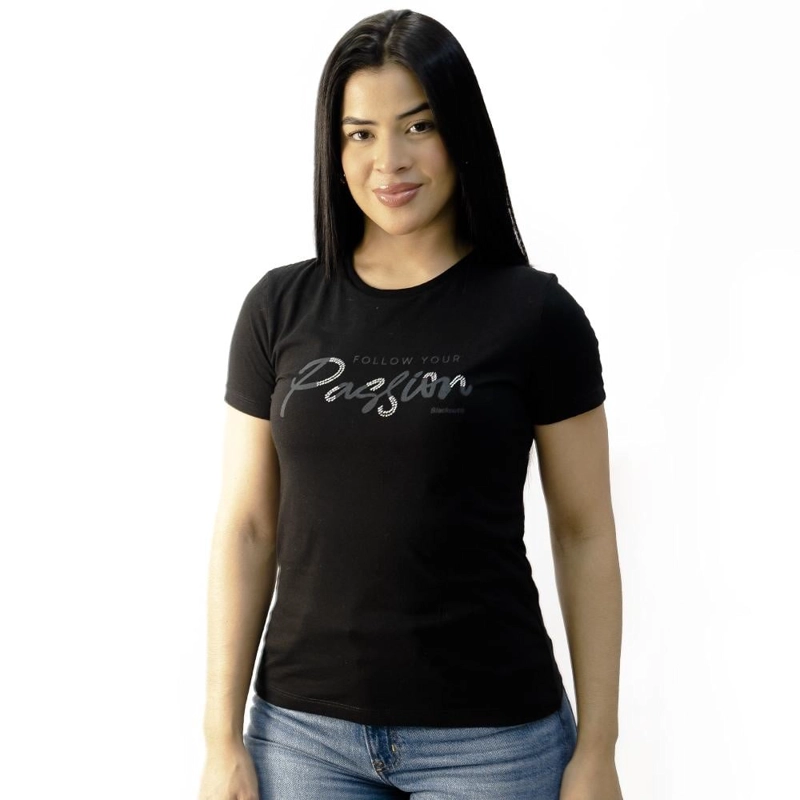 POLO MANGA CORTA ALGODÓN MUJER BLACKOUT PDR 003 M25 - 1