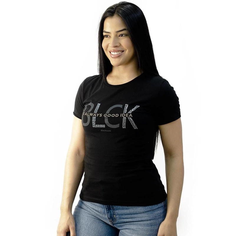 POLO MANGA CORTA ALGODÓN MUJER BLACKOUT PDR 004 M25 - 1