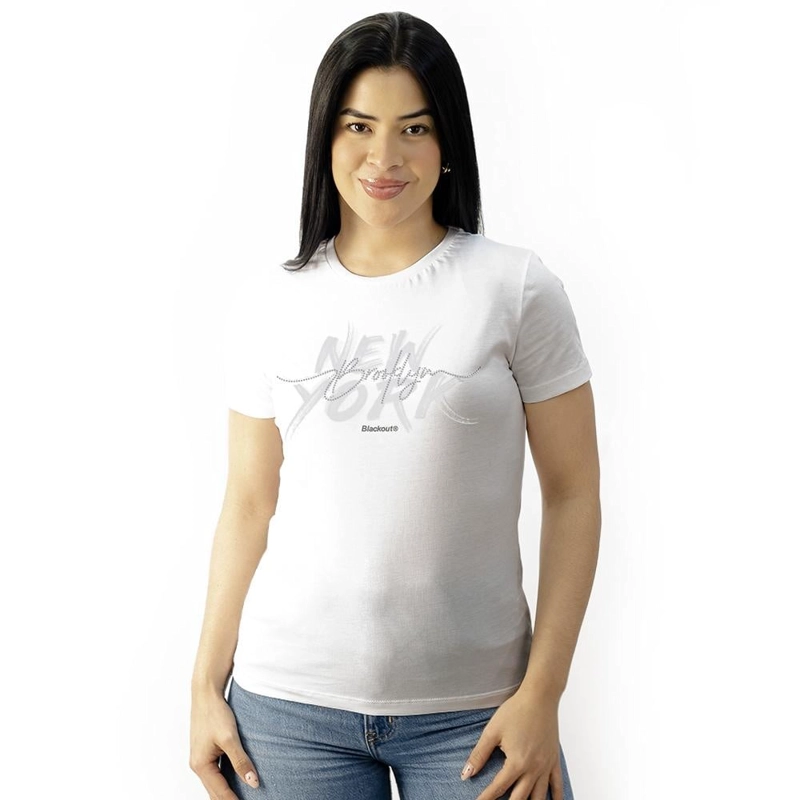 POLO MANGA CORTA ALGODÓN MUJER BLACKOUT PDR 009 M25 - 1