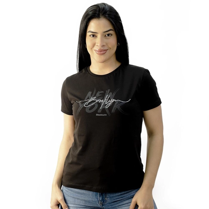 POLO MANGA CORTA ALGODÓN MUJER BLACKOUT PDR 009 M25 - 1