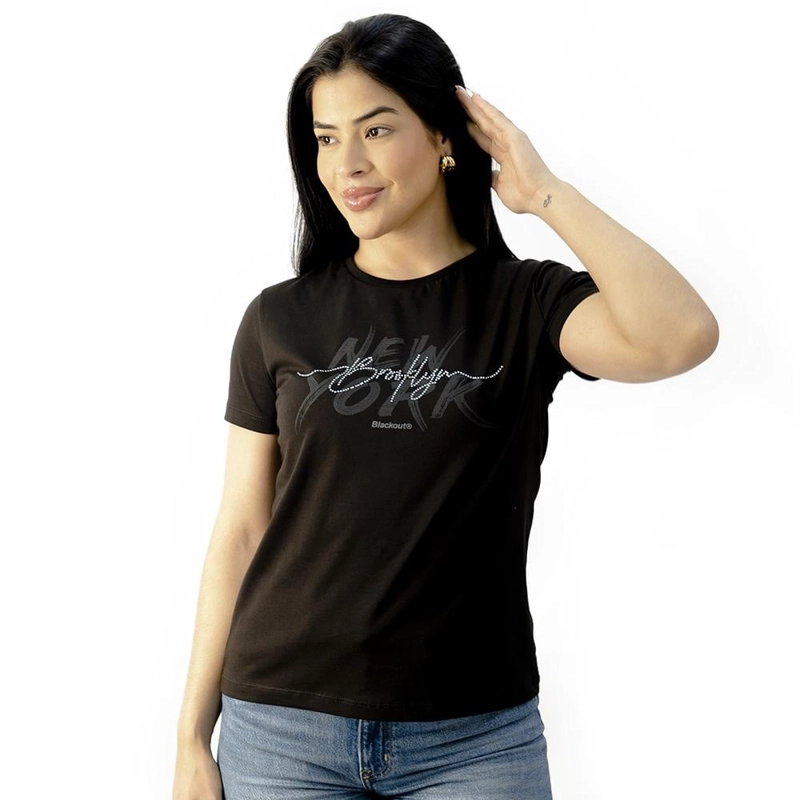POLO MANGA CORTA ALGODÓN MUJER BLACKOUT PDR 009 M25 - 2