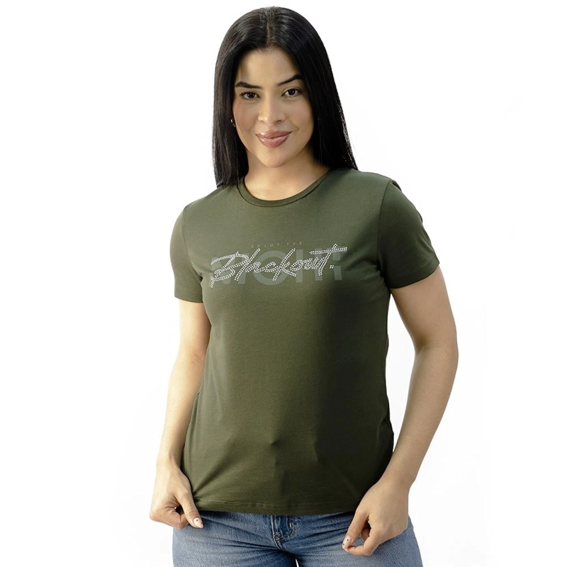 POLO MANGA CORTA ALGODÓN MUJER BLACKOUT PDR 011 M25 - 1