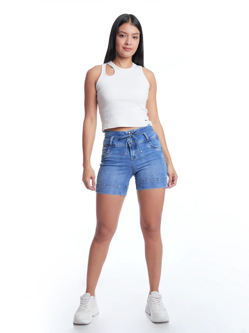 BERMUDA MUJER METAL JEANS MORELIA - 1