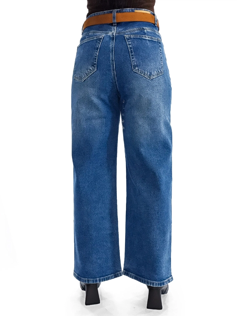 JEANS ALGODÓN MUJER METAL JEANS CULOTTE IRAN - 3