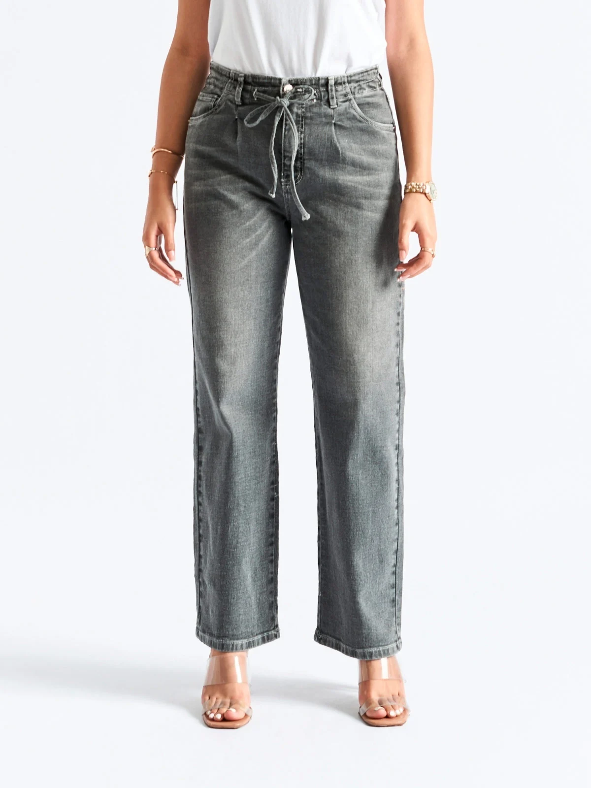 JEANS ALGODÓN RECTO MUJER PARADA 111 KRISS - 1