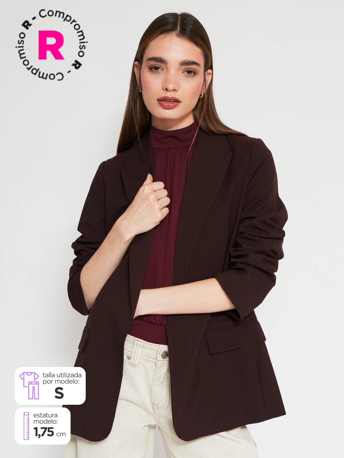 BLAZER MUJER INDEX CORTA DARCY - 1