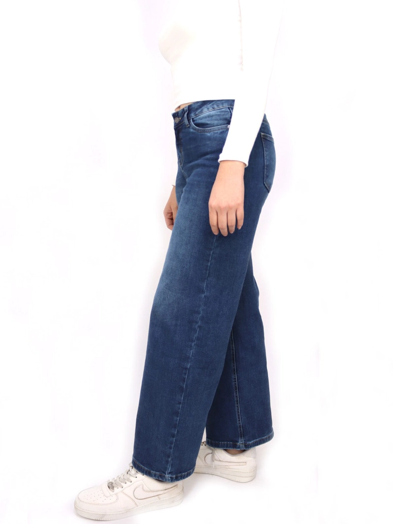 JEANS ALGODÓN REGULAR MUJER KAYRA POBLET PERFECT FIT LOW RISE VINTAGE - 2