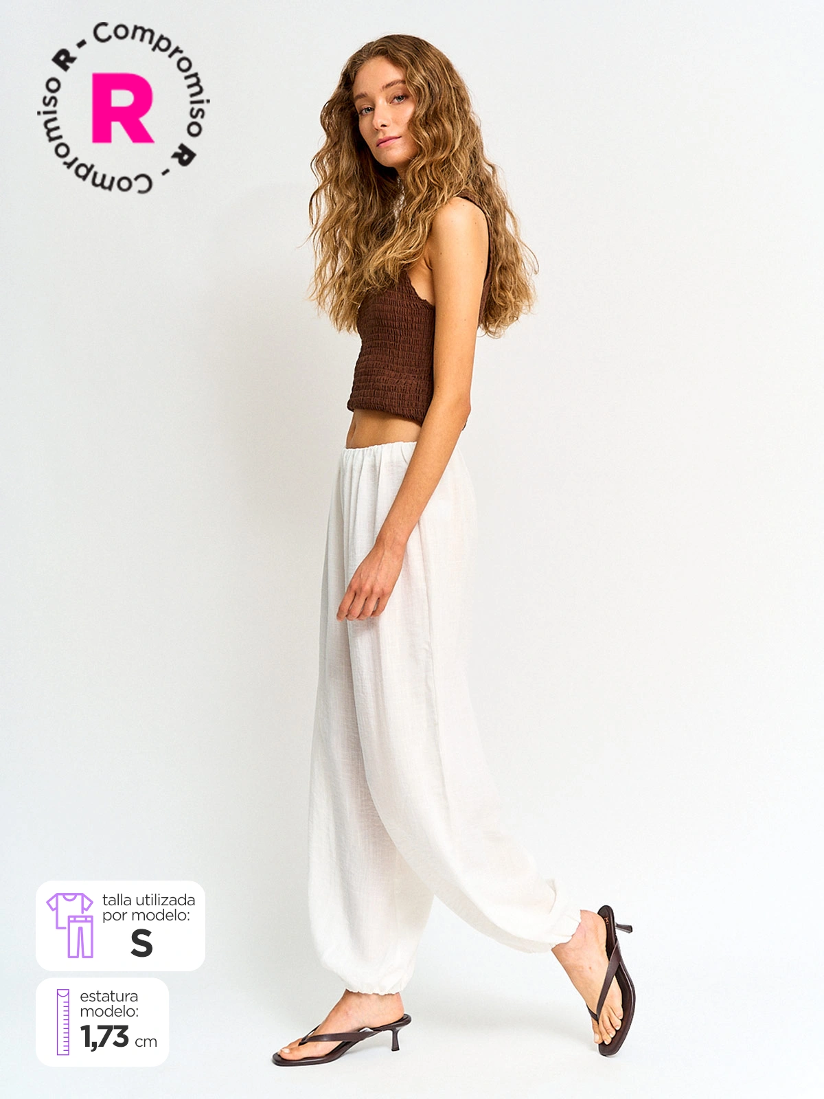 PANTALÓN REGULAR BOMBACHO INDEX MUJER - 1