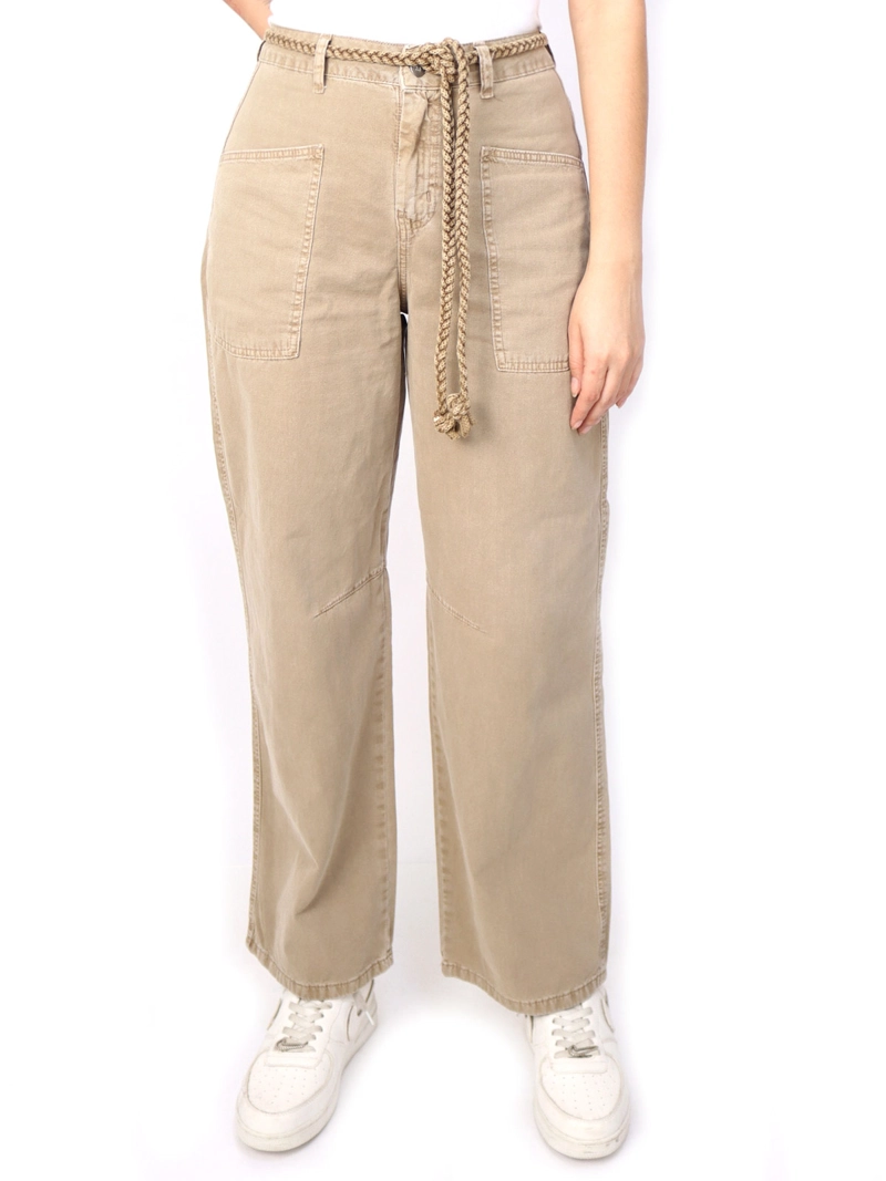 PANTALÓN BAGGY MUJER KAYRA POBLET PERFECT FIT CORDON BULL VERDE - 1