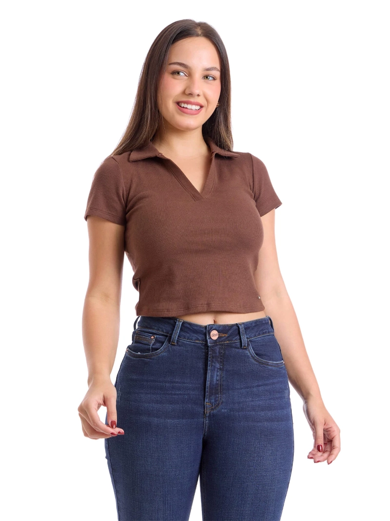 POLO ALGODÓN MUJER METAL JEANS CAMISERO SAMI - 3