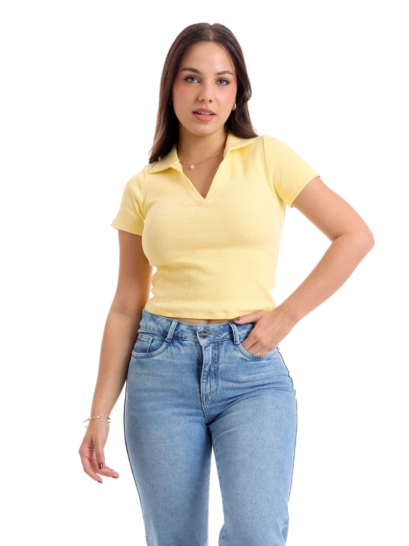 POLO ALGODÓN MUJER METAL JEANS CAMISERO SAMI - 1