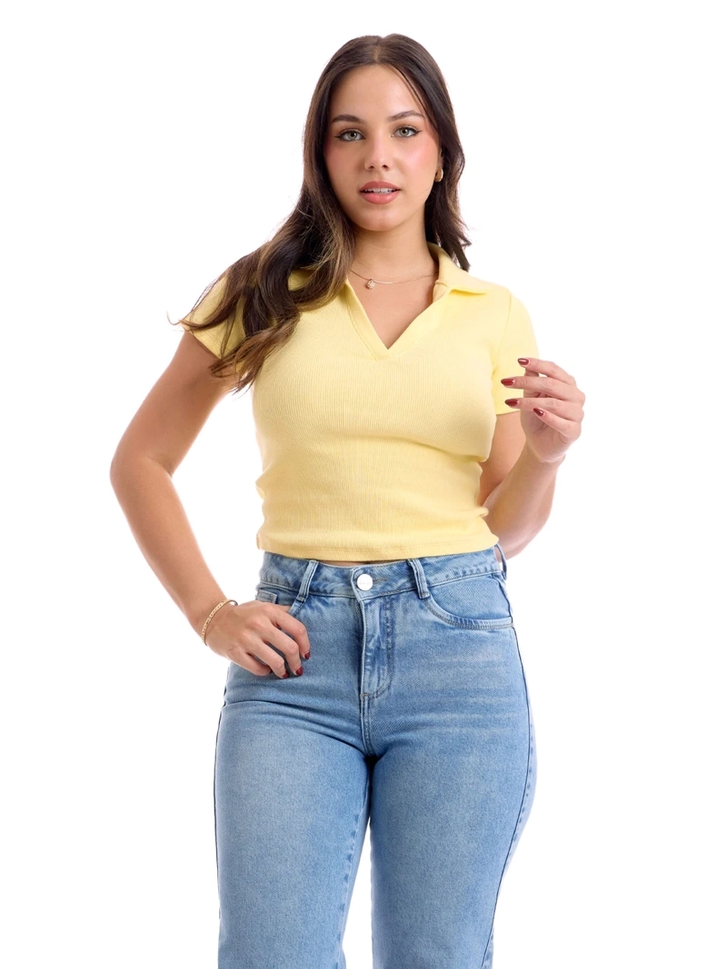 POLO ALGODÓN MUJER METAL JEANS CAMISERO SAMI - 2