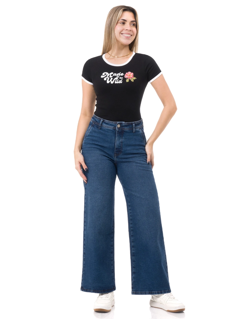 JEAN WIDE LEG MUJER PIONIER AUREX - 1