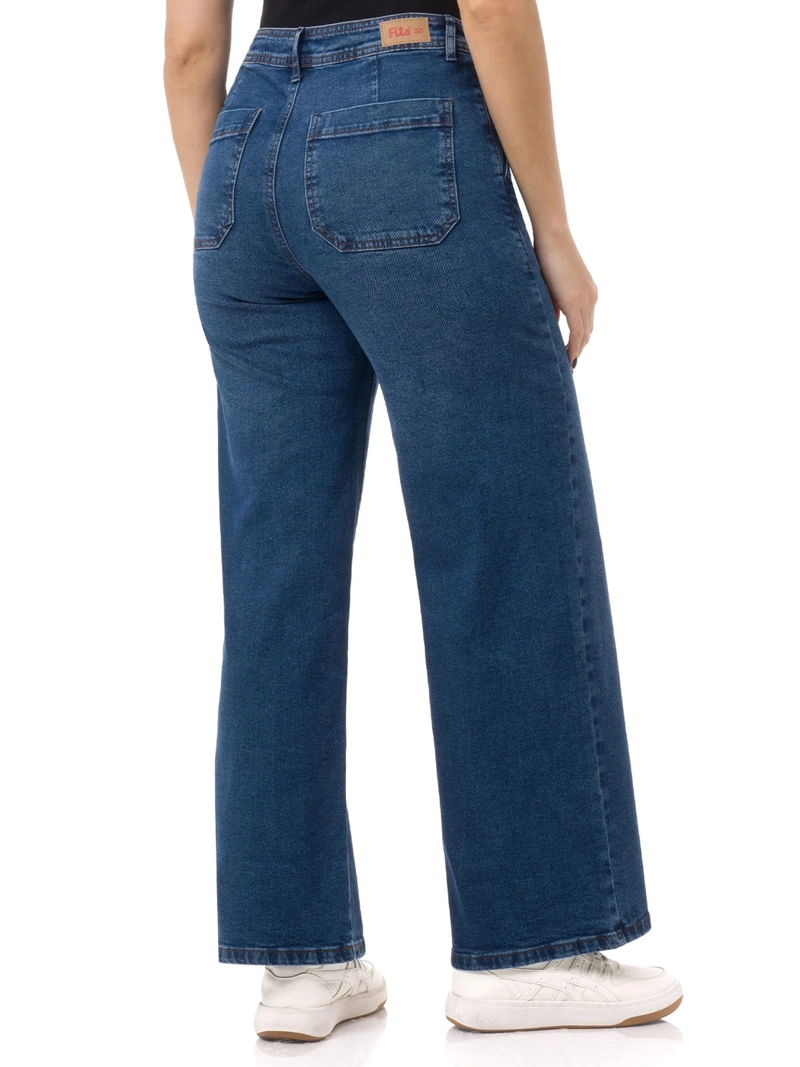 JEAN WIDE LEG MUJER PIONIER AUREX - 4