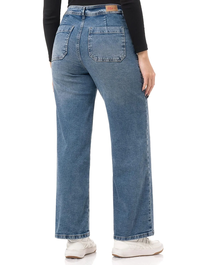 JEAN WIDE LEG MUJER PIONIER AUREX - 4