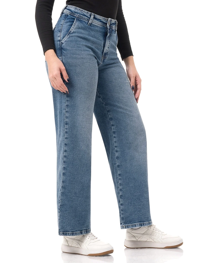 JEAN WIDE LEG MUJER PIONIER AUREX - 3
