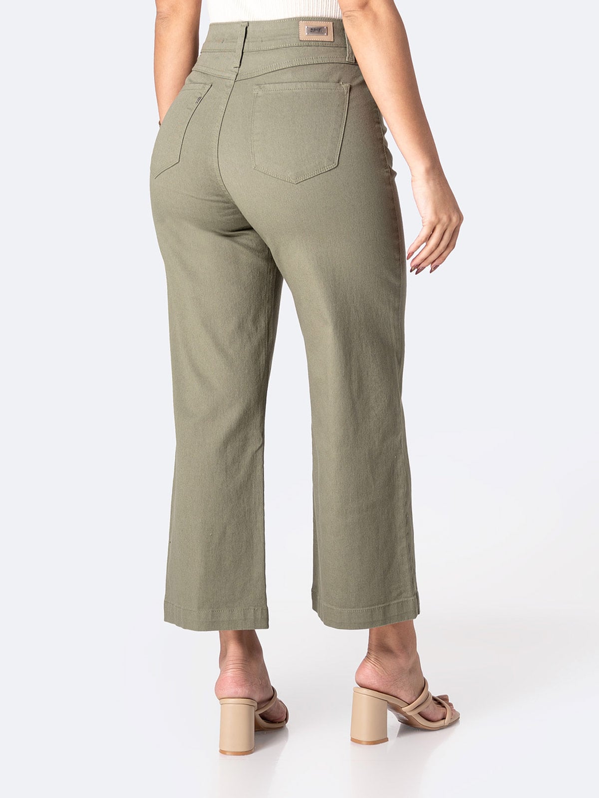PANTALÓN CULOTTE MUJER PIONIER LARI BULL DENIM - 3