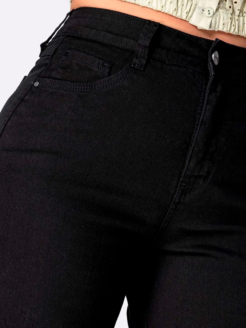PANTALÓN CULOTTE MUJER PIONIER LARI BULL DENIM - 4