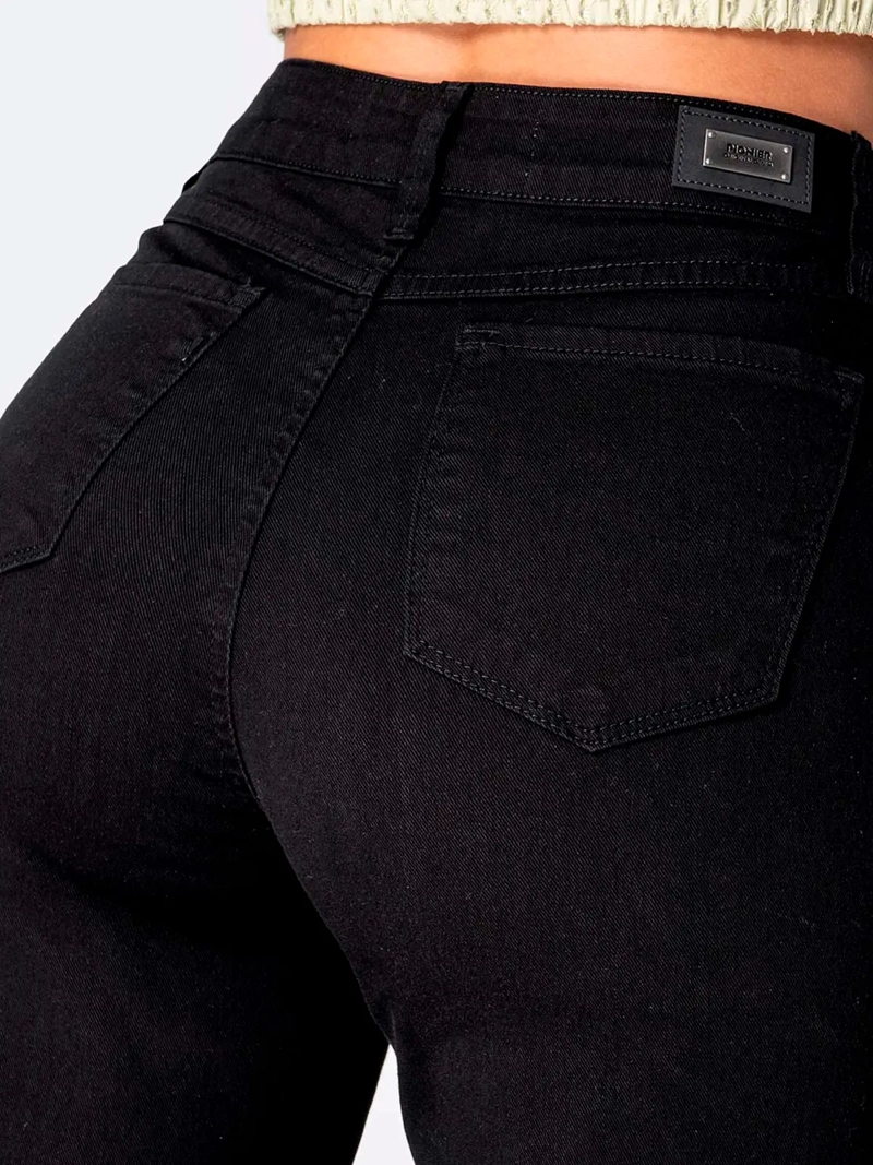 PANTALÓN CULOTTE MUJER PIONIER LARI BULL DENIM - 5