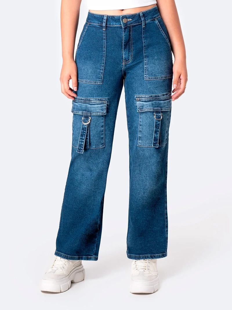 JEAN CARGO STRAIGHT MUJER PIONIER KILANES - 2