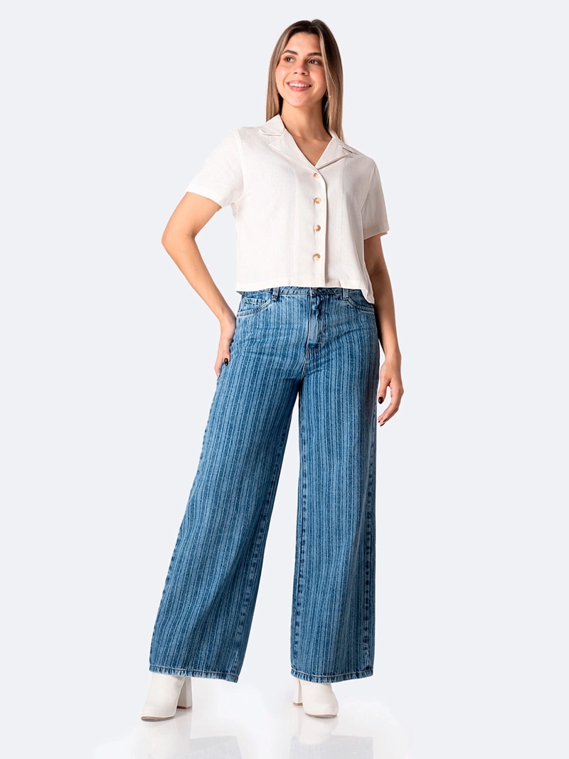 BLUSA MANGA CORTA MUJER PIONIER LENAH - 1