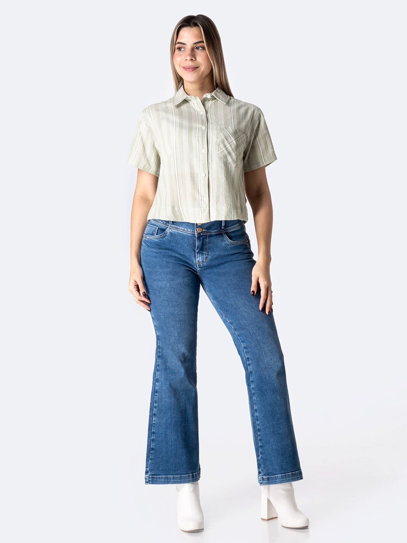 BLUSA MANGA CORTA MUJER PIONIER FRYDAH - 1