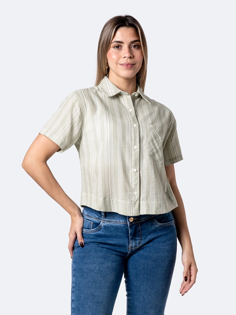 BLUSA MANGA CORTA MUJER PIONIER FRYDAH - 2