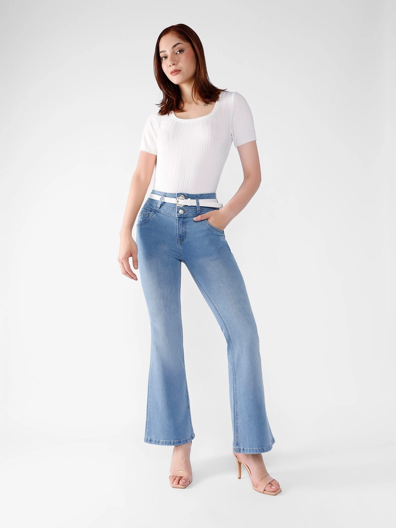 JEAN FLARE MUJER KANSAS  ROXI - 1