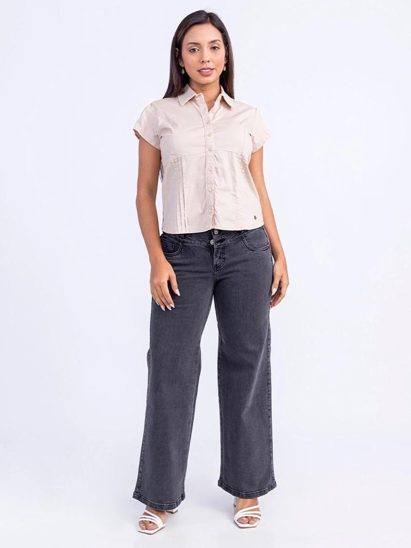 BLUSA MANGA CORTA MUJER SODA BLUES MONCHIE - 1