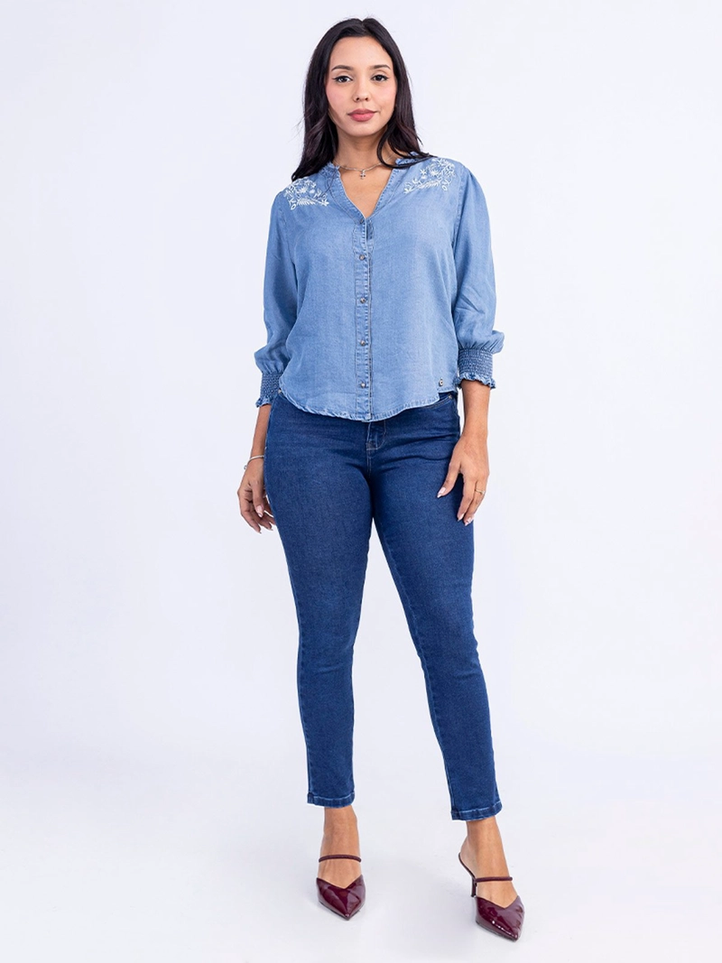 JEAN SKINNY MUJER SODA BLUES SIBERIA - 1