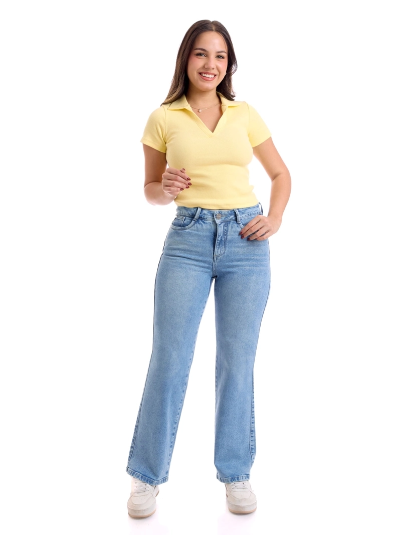 JEANS ALGODÓN STRAIGHT MUJER METAL JEANS NARDA NARDA II - 1