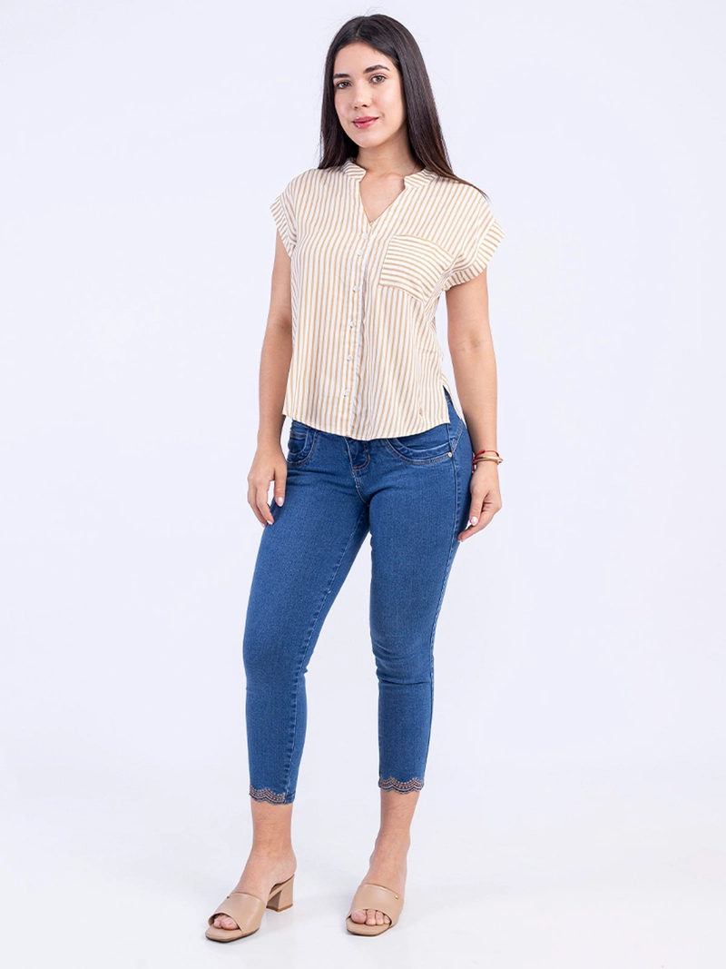 JEAN SKINNY MUJER SODA BLUES ADALIA - 1