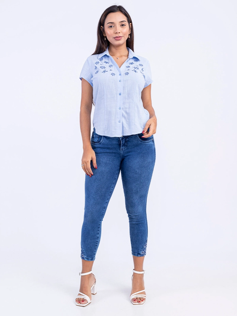 JEAN SKINNY MUJER SODA BLUES CAYETANA - 1