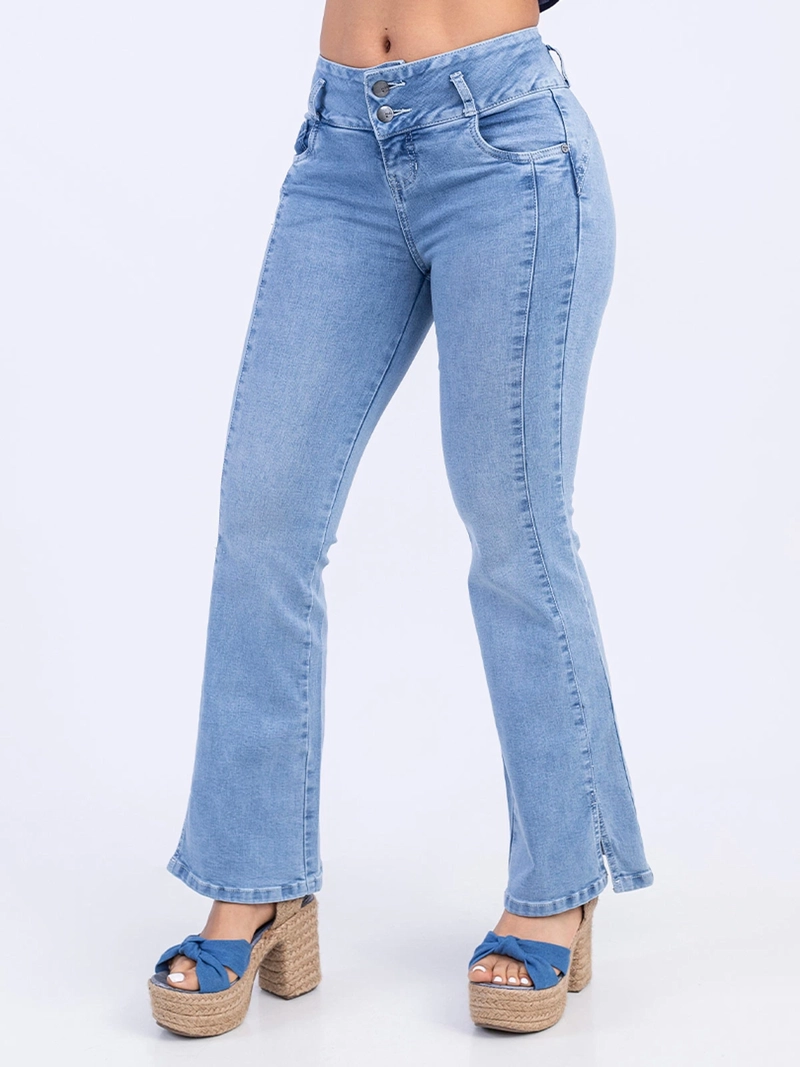 JEAN FLARE MUJER SODA BLUES YERMANY - 3
