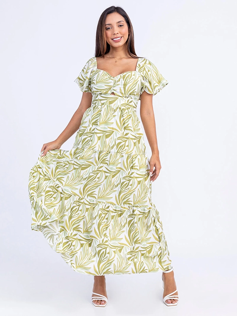 VESTIDO MAXI MUJER SODA BLUES SALANA - 1
