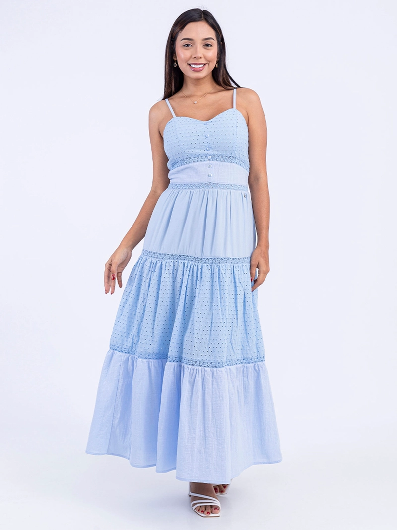VESTIDO MAXI MUJER SODA BLUES SAULA - 1