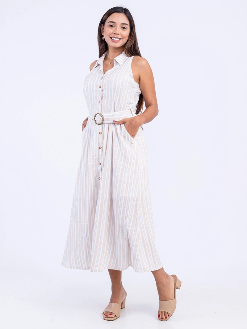 VESTIDO MAXI MUJER SODA BLUES FERNANDINI - 1