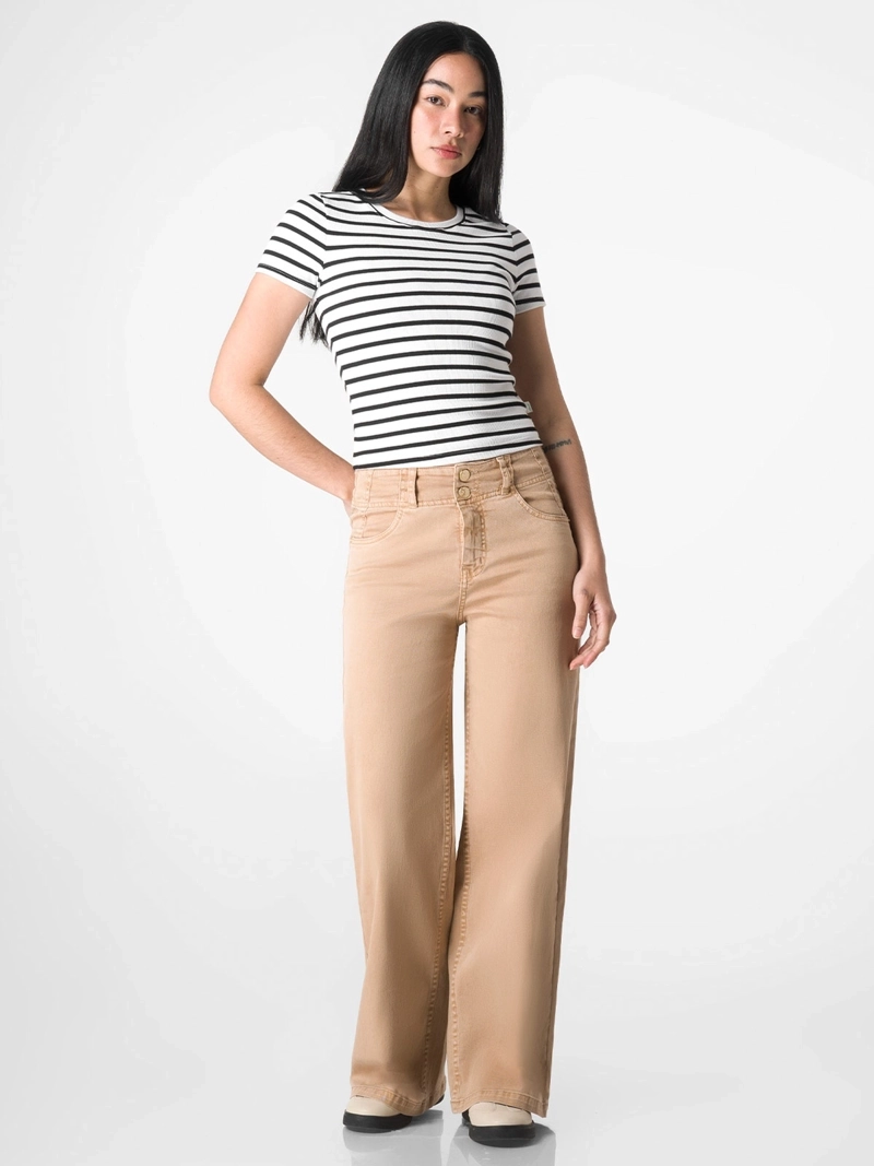 PANTALÓN WIDE LEG MUJER SQUEEZE MAELE - 1