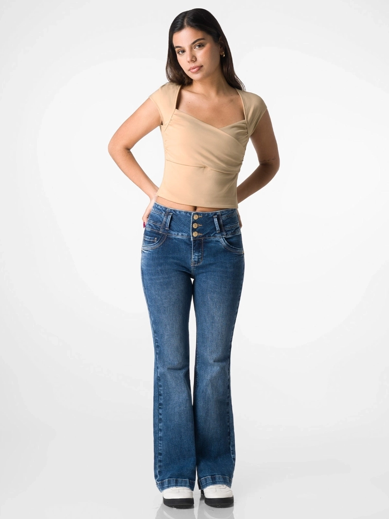 JEAN FLARE MUJER SQUEEZE VHELISSA - 1