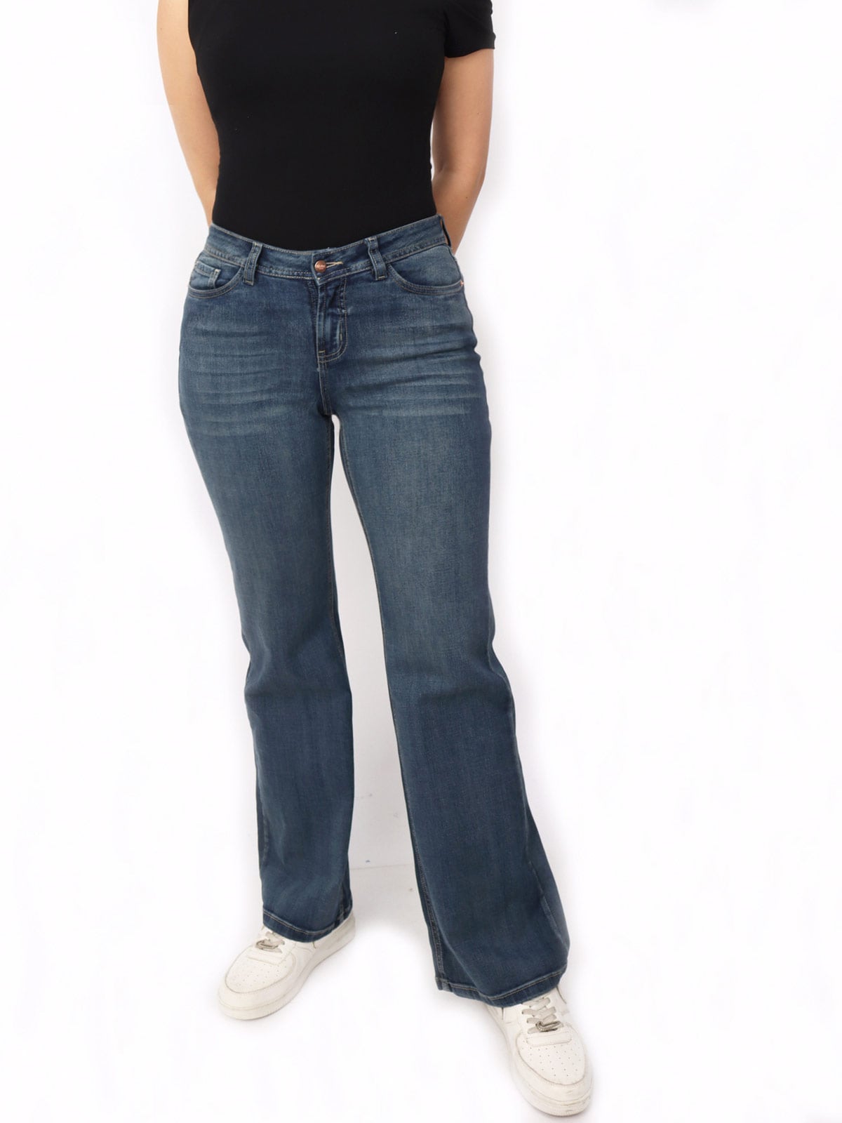 JEAN MUJER KAYRA POBLET PERFECT FIT LOW RISE BOOT CUT VINTAGE - 1