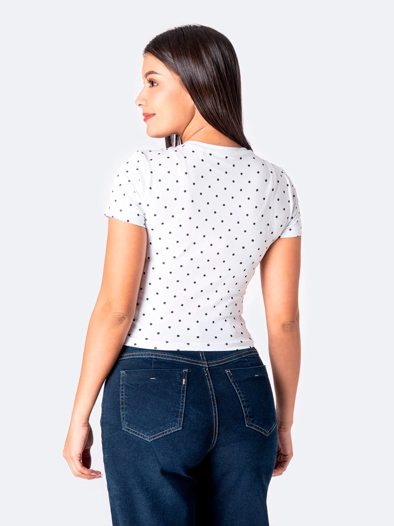 POLO MANGA CORTA MUJER PIONIER FIJJI LUNARES - 3