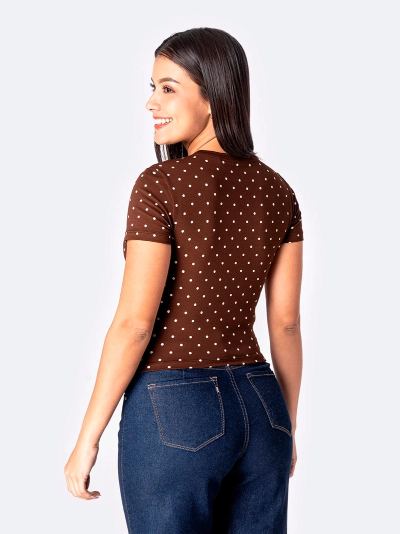 POLO MANGA CORTA MUJER PIONIER FIJJI LUNARES - 3