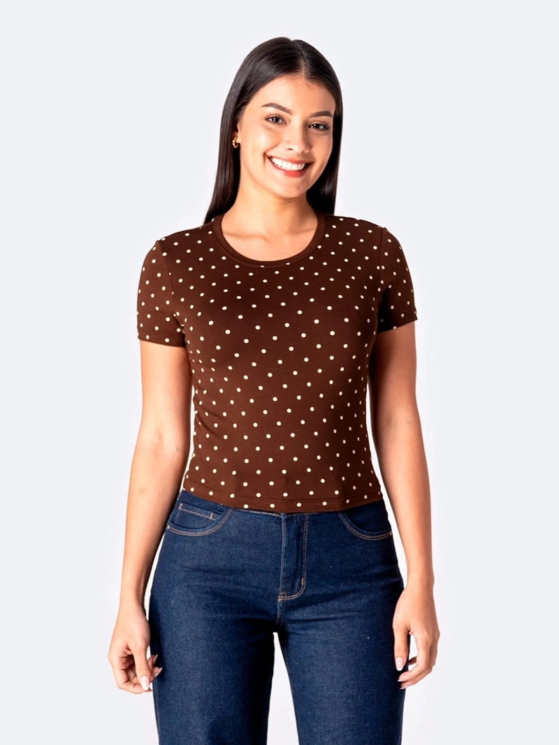 POLO MANGA CORTA MUJER PIONIER FIJJI LUNARES - 2